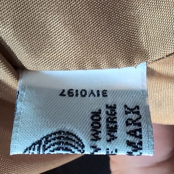 Sandra Angelozzie Women's Camel,Woolen Zippered Suit Jacket/Blazer,Size 36. - Picture 11 of 11